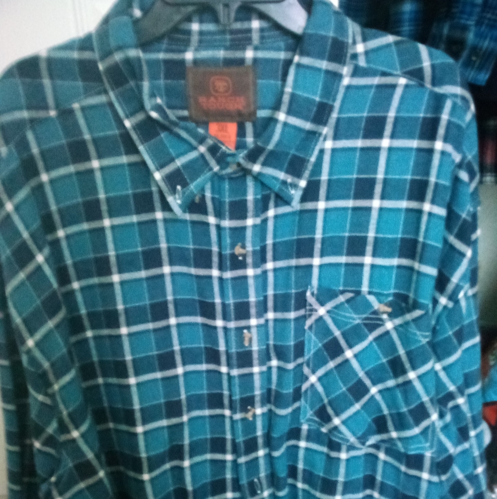 Men's Noble Long Sleeve Western Flannel Shirt NWT 3XL